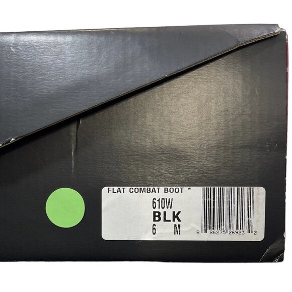 CAPEZIO 610W Flat Combat Boot Women's Size 6M Black Lace Up Zipper Dance Sneaker - Picture 10 of 11